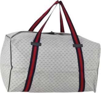 Gucci Pre-owned Weekend Bags, female, Blue, Size: ONE SIZE Pre-owned Boston Bag