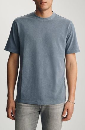 Mavi Faded Blue Slub Cotton Blend T-Shirt in Flint Stone at Nordstrom, Size Medium