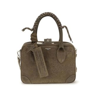 Golden Goose Bolso de mano de cuero repujado - Bags - Mujer - Marr&oacute;n - ONE SIZE