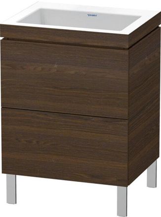 Duravit Duravit L-cube Meuble Lavabo C-bonded Avec Socle Sur Pied, 60x48