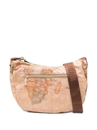 Alviero Martini 1A Classe map-print crossbody bag - Neutrals