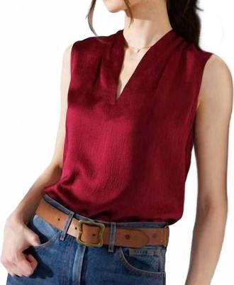 Go Silk Go To Shell Top In Lipstick