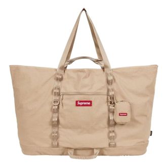 SUPREME SS26 X-Large Tote Bag + Utility Pouch Tan XLARGETOTEBAG-SS26-TAN