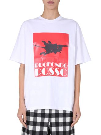 Msgm Crew Neck T -Shirt