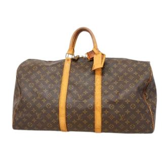 Louis Vuitton Pre-owned Weekend Bags, unisex, Brown, Size: ONE SIZE Pre-owned Keepall 55 Boston Bag