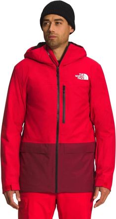 The North Face Sickline Jacket Mens Red Waterproof Full Zip Hooded KFC261