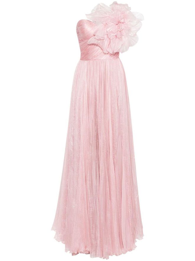 Iris Serban Ruby maxi dress - women - Silk/Polyester - 42 - Pink from  $4,176.00 - on Stylight