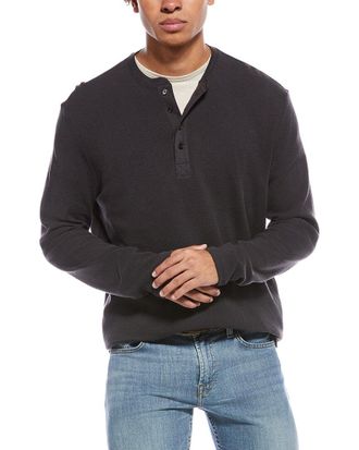 7 For All Mankind Thermal Henley Shirt