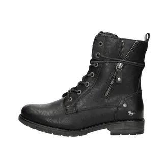 Mustang Schoenen, Dames, Zwart, 38 EU, Veterschoenen Hoog