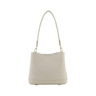 Pourchet Tassen, Dames, Beige, ONE Size, Leer, Manhattan - PM Satchel