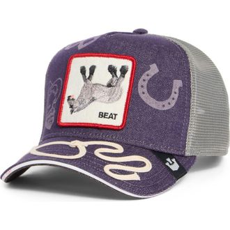Goorin Brothers Dead Horse Patch Trucker Hat in Purple at Nordstrom Rack