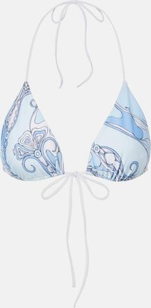Pucci Top de bikini Orchidee estampado