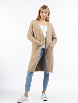 Usha gebreid vest sivene