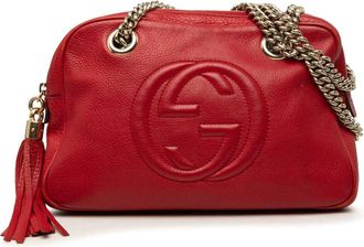 Gucci Pre-owned Gucci Calfskin Soho Chain Zip Shoulder Bag Ladies BXZFC0Z8TJKU5RZB