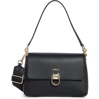 Furla Circe Small Leather Satchel in Nero at Nordstrom Rack