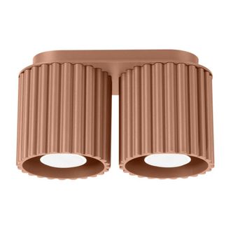 Sollux Lighting L&aacute;mpara de techo moca aluminio alt. 12 cm