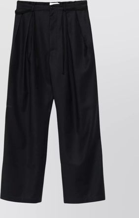 Barena wide leg pleated trousers design