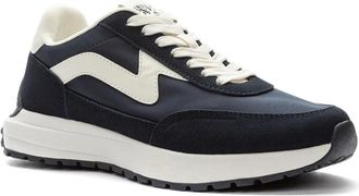 Keddo Casual Gesloten Sneakers - Heren - Sneakers - Blauw - 44 EU - Leer - Schoenen