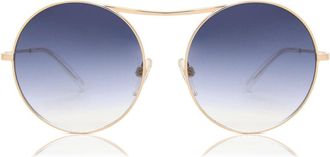 Ana Hickmann AH3194 04A Womens Sunglasses Gold Size 57