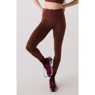 Lole Action 7/8 Length Ankle Leggings in Sienna at Nordstrom Rack, Size X-Large