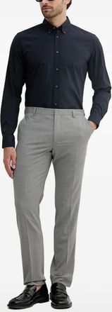 BOSS Camicia con colletto button-down - Nero