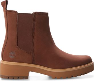 Timberland Womens Timberland Carnaby Cool Mid Chelsea Boots in Brown