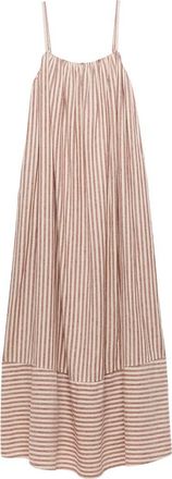 M&S Collection Stripe Maxi Dress in Brown/multi at Nordstrom, Size 12