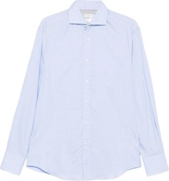 Brunello Cucinelli Camicia in cotone - Blu