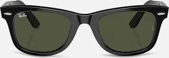 Ray-Ban Wayfarer Sunglasses Polished Black / G-15 Green