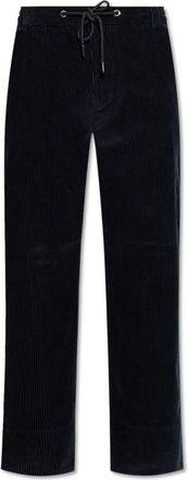 Moncler Corduroy Broek - Heren - Wijde Broeken - Blauw - S - Broeken