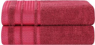 Superior Hays Cotton Solid Absorbent Medium Weight Bath Towels Set