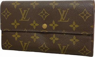 Louis Vuitton Brown Long Wallet (Bi-Fold) (Pre-Owned)