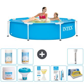 Intex Piscina Con Estructura Redonda - 244x51 Cm - 7-piezas S43219