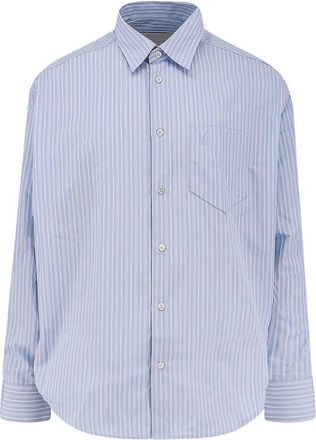 Ami Striped Cotton Shirt