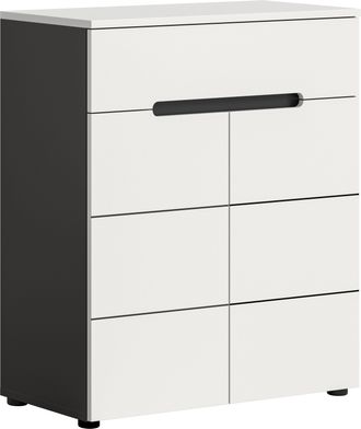 Inosign Schuhkommode »REHAT, TOPSELLER!, Breite 80cm, 2 Türen, 1 Schubkasten, 4 Fächer« in verschiedenen Farben erhältlich, Platz für ca. 12 Paar Schuhe, 1 St