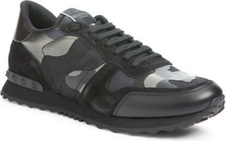 Valentino Garavani Rockrunner Sneaker in Black at Nordstrom, Size 44