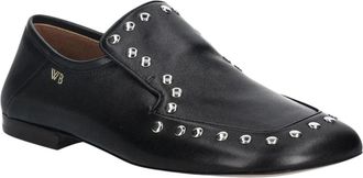 Wales Bonner Instapper met Studs - Dames - Loafers - Zwart - 36 EU - Leer - Schoenen