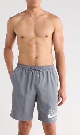 Nike 9-Inch Volley Swim Trunks in Cool Grey at Nordstrom Rack, Size Medium