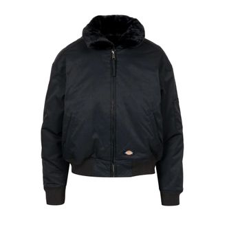 Dickies Dames, Sweatshirts & Hoodies, Zwart, Maat: S Satijn