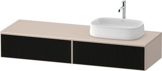 Duravit Duravit Zencha Mueble Bajo Lavabo, 1600x550mm, 2 Salidas, 1