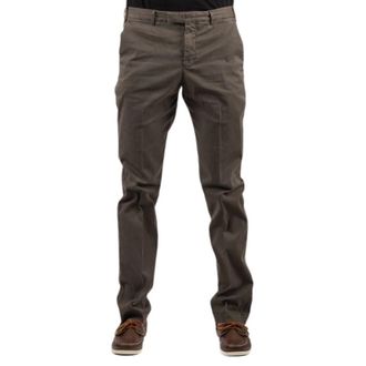 Pantaloni Torino Slim-fit Trousers, male, Brown, Size: 2XL Slim-fit Trousers