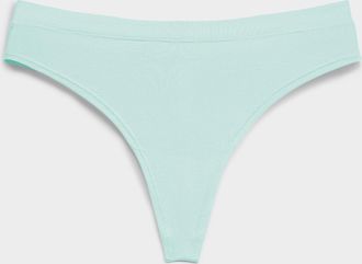 Miiyu Womens Solid essential thong Organic cotton and TENCEL TM modal