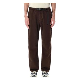 Gramicci Straight Trousers, male, Brown, Size: S G Pant