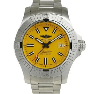 Breitling Pre-owned Avenger Polshorloge - Heren - Pre-owned - Geel - Maat: ONE Size