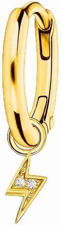 Thomas Sabo Dames Oorring Creool Enkel Stuk Bliksem Goud Cr 705-414-14 - Dames - Oorbellen - Geel - ONE Size - Accessoires