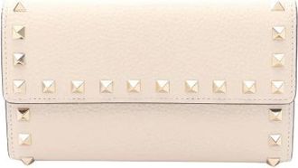 Valentino Pre-owned Portafoglio Lungo in Pelle Rockstud - - Pre-owned - Donna - Beige - ONE SIZE