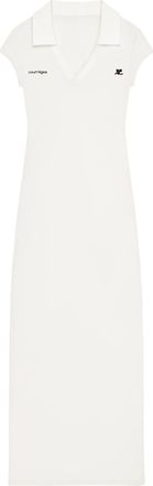 Courr&egrave;ges Langes Sport-Polokleid von Courr&egrave;ges
