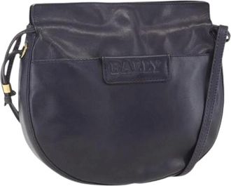 Bally Pre-owned Leren Schoudertas - Dames - Vintage Schoudertas - Paars - ONE Size - Leer - Vintage