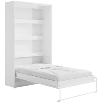 Vente-Unique Vente-unique - Letto estraibile 120 x 200 cm Apertura verticale manuale Con led Bianco - rapili