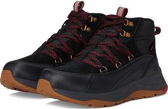 Teva Auroris Womens Snow Shoes Black/ Sun Dried Tomato : 8.5 B - Medium, Leather/Suede